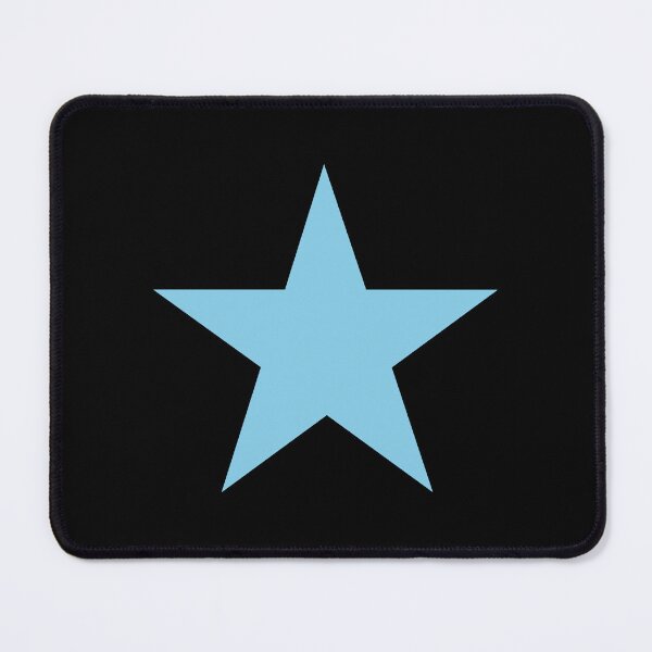 Item preview, Sky Blue Five Point Star designed and sold by pattern-archive.