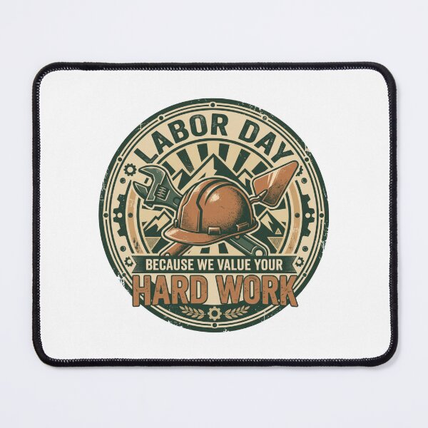 Item preview, Labor Day Team Shirt - Hard Work Recognition Badge Tee designed and sold by relso.