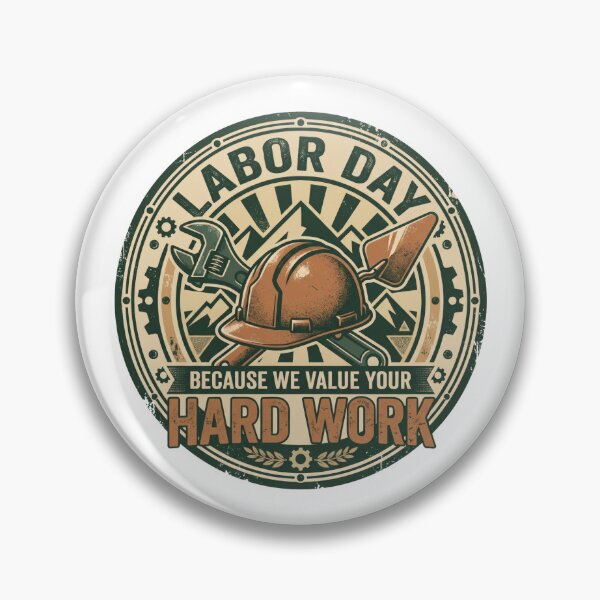 Item preview, Labor Day Team Shirt - Hard Work Recognition Badge Tee designed and sold by relso.