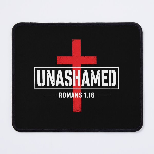 Item preview, Unashamed Romans 1:16 Red Christian Cross designed and sold by ChristianLife.
