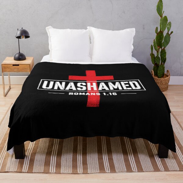 Item preview, Unashamed Romans 1:16 Red Christian Cross designed and sold by ChristianLife.