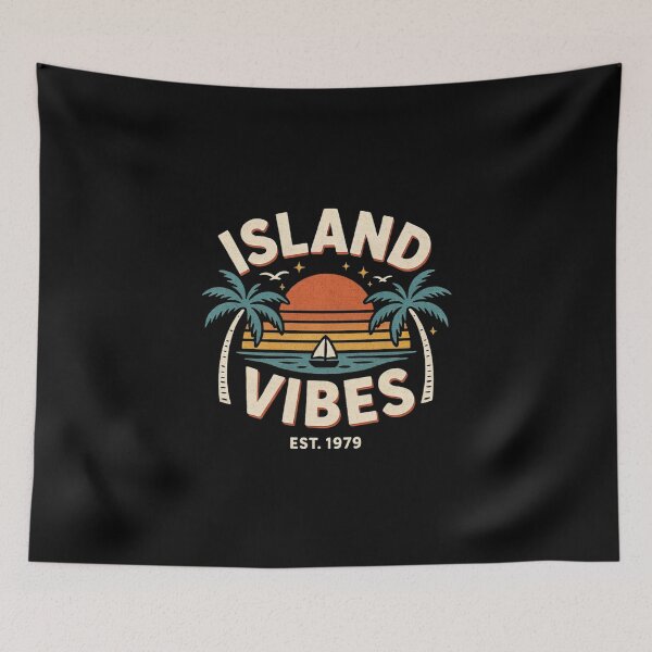 Item preview, Island Vibes Vintage Susnset Designs designed and sold by Peter Stawicki.