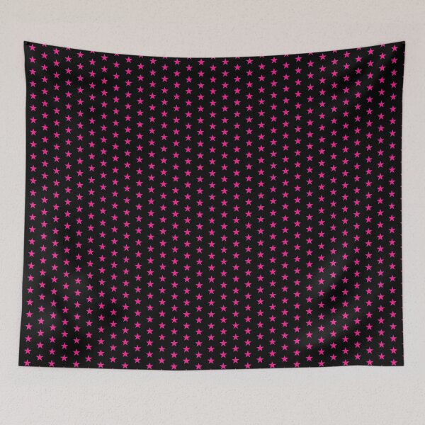 Item preview, Hot Pink Five Point Star designed and sold by pattern-archive.