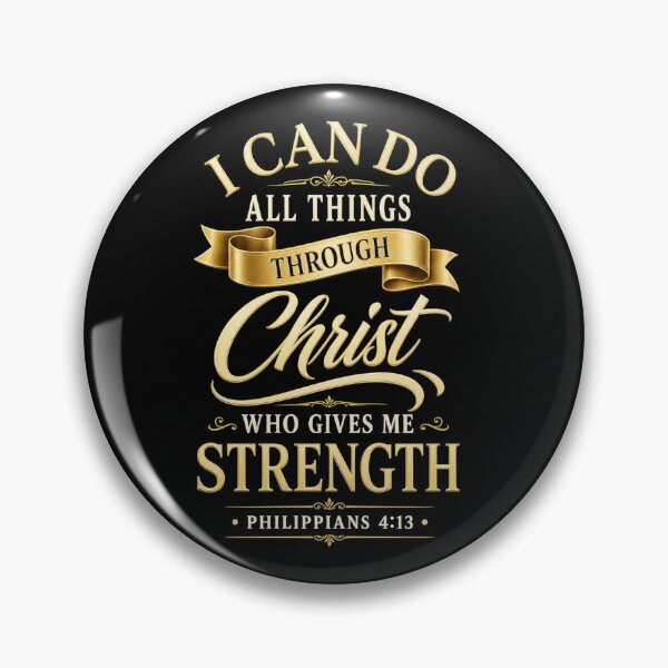 Item preview, Philippians 4:13 I Can Do All Things Through Christ Gold designed and sold by ChristianLife.