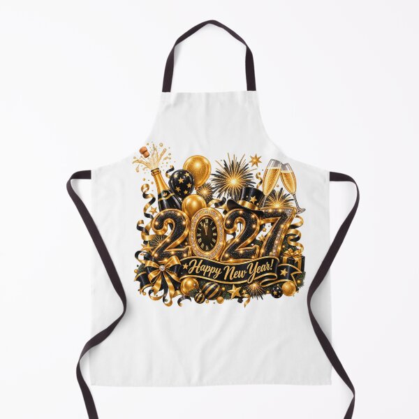 Item preview, Luxury Black & Gold Happy New Year 2027 designed and sold by TinyWeird.
