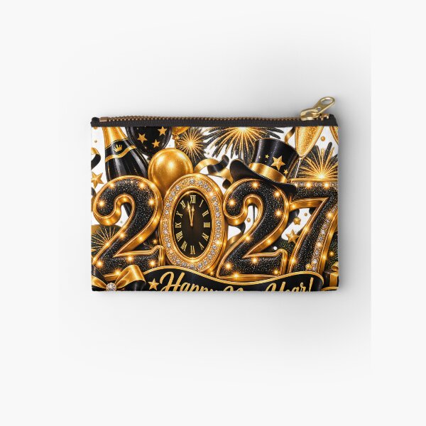 Item preview, Luxury Black & Gold Happy New Year 2027 designed and sold by TinyWeird.