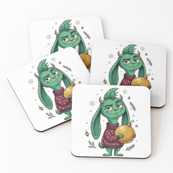 Item preview, Funny Green Christmas Monster Sweater designed and sold by VibranPalette.