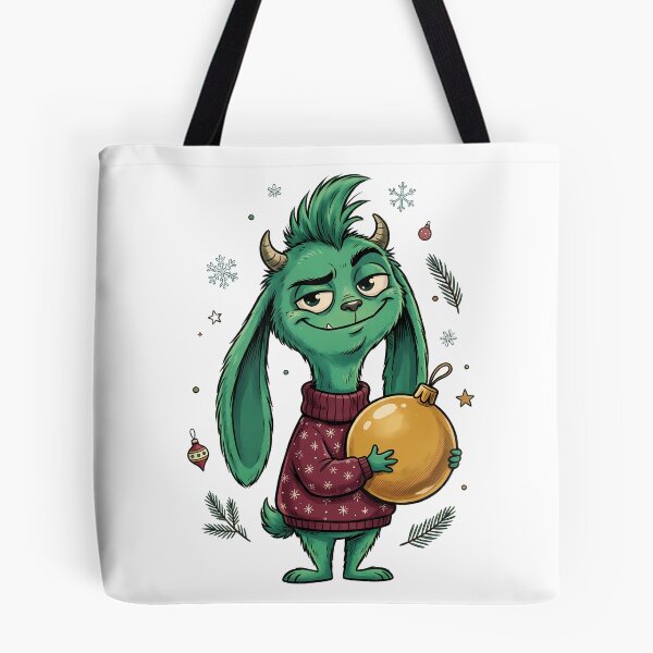 Item preview, Funny Green Christmas Monster Sweater designed and sold by VibranPalette.
