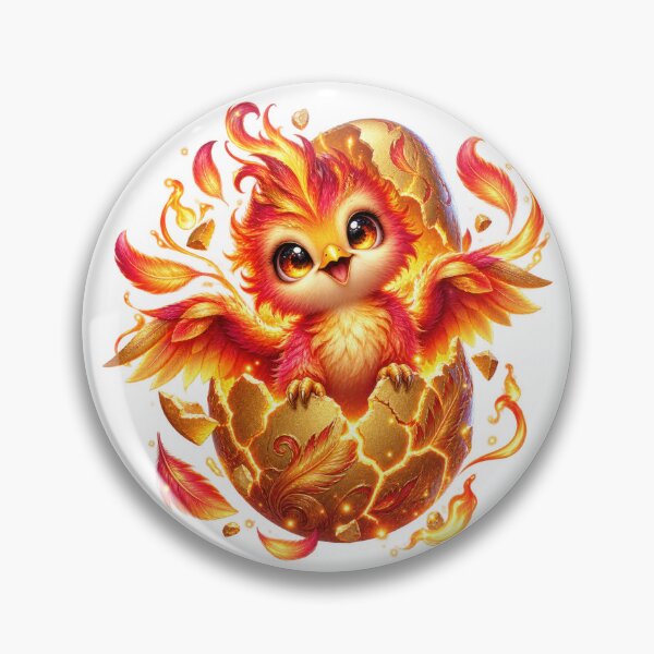 Item preview, Baby Phoenix Hatching from Golden Egg designed and sold by jgvisualarts.