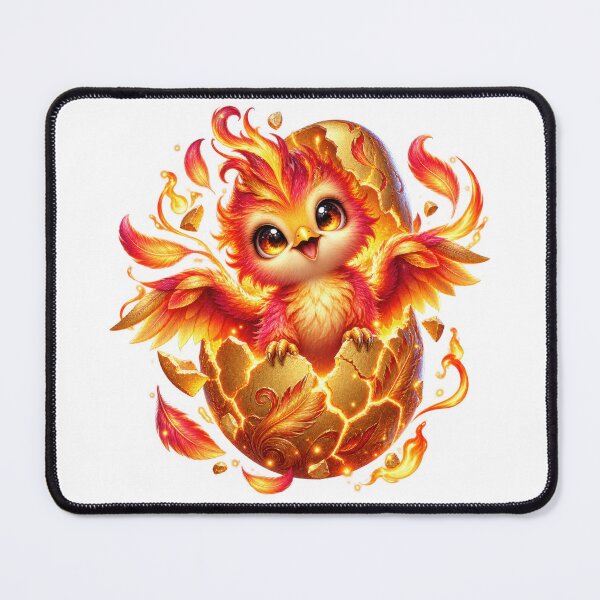 Item preview, Baby Phoenix Hatching from Golden Egg designed and sold by jgvisualarts.