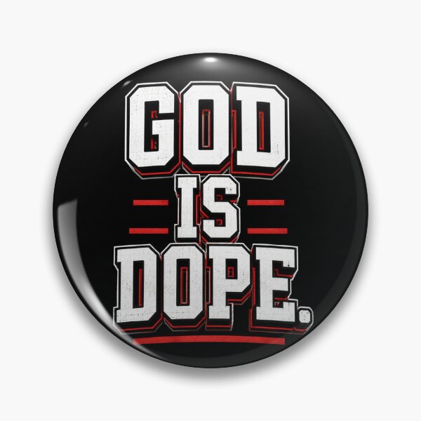 Item preview, God Is Dope Retro Collegiate designed and sold by ChristianLife.