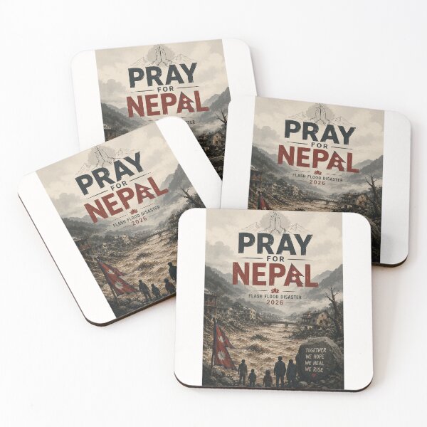 Item preview, Pray for Nepal 2026 Flash Flood Disaster Himalayan Relief and Recovery designed and sold by Places On Earth.
