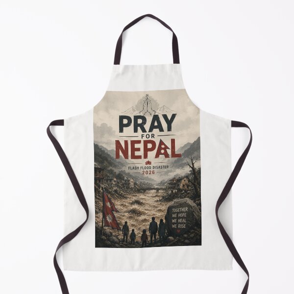 Item preview, Pray for Nepal 2026 Flash Flood Disaster Himalayan Relief and Recovery designed and sold by Places On Earth.