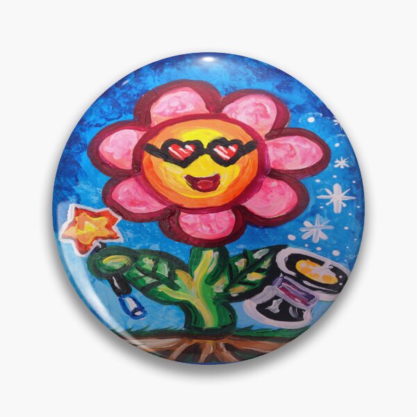 Item preview, Echanted Smiling Happy Flower Magician  designed and sold by Deborah Camp.