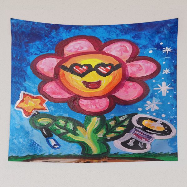 Item preview, Echanted Smiling Happy Flower Magician  designed and sold by Deborah Camp.