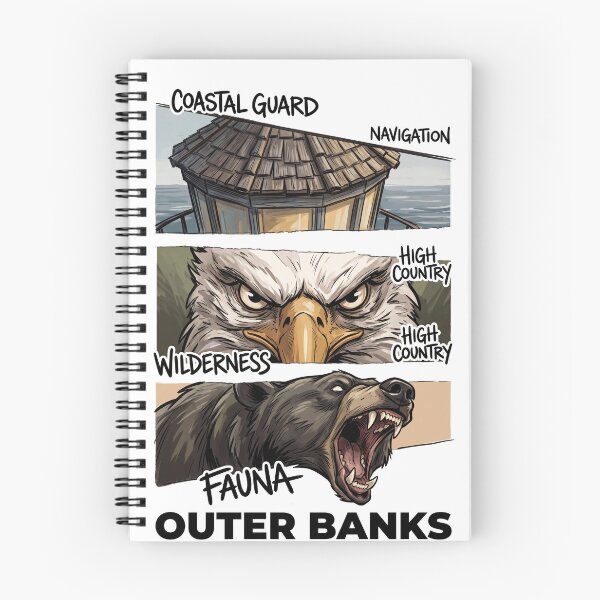 Item preview, Outer Banks Coastal Guard Eagle & Black Bear Design designed and sold by castillomiami.