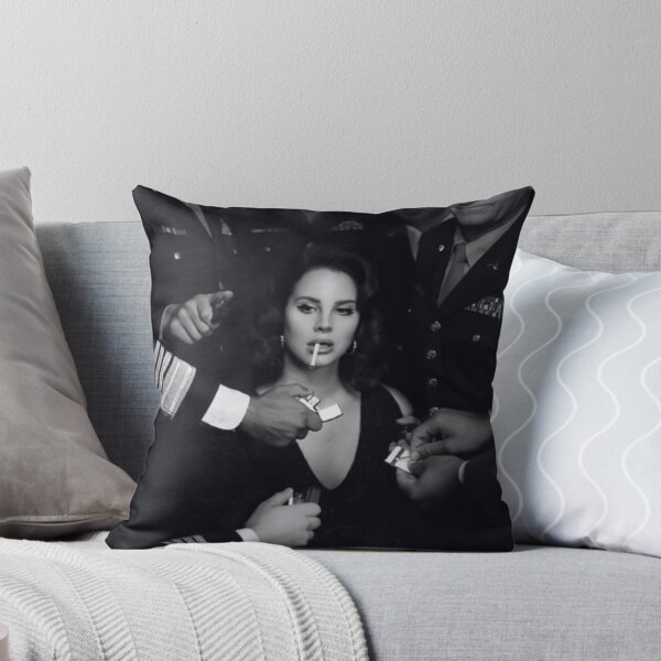 Item preview, Lana Del Ray Black & White Military Portrait Aesthetic designed and sold by BanSosGakCairR.