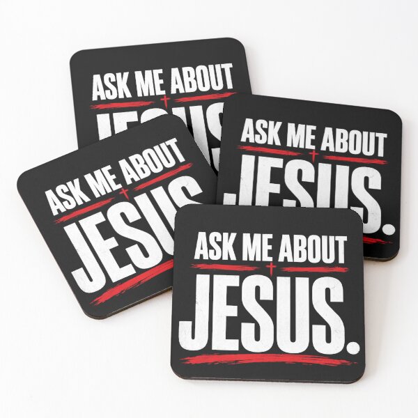 Item preview, Ask Me About Jesus Bold Christian Cross Streetwear designed and sold by ChristianLife.
