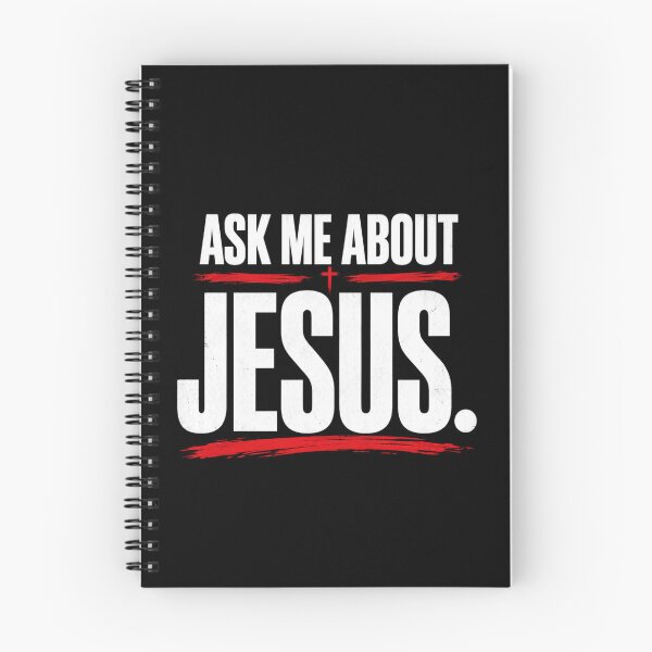 Item preview, Ask Me About Jesus Bold Christian Cross Streetwear designed and sold by ChristianLife.