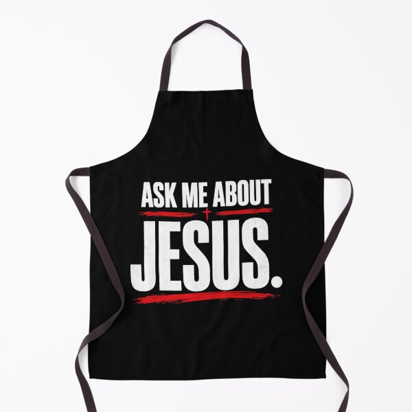 Item preview, Ask Me About Jesus Bold Christian Cross Streetwear designed and sold by ChristianLife.