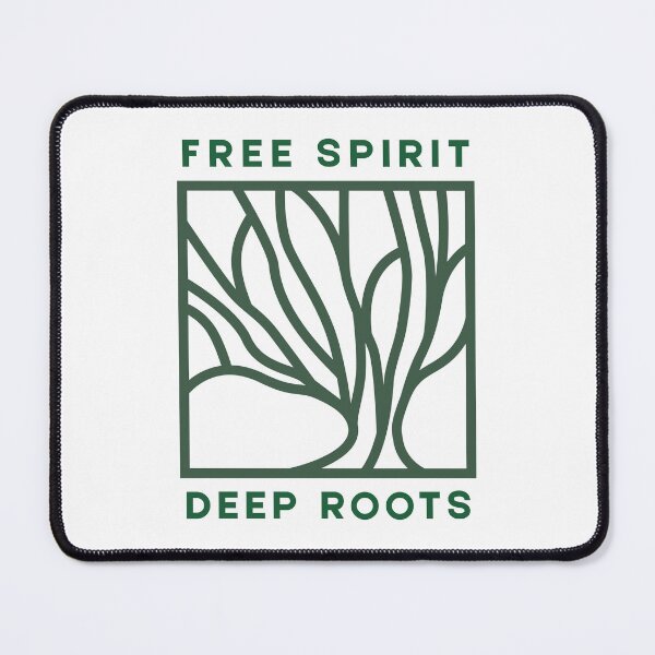 Item preview, Free Spirit Deep Roots Dark Green Minimalist designed and sold by HYPNK.
