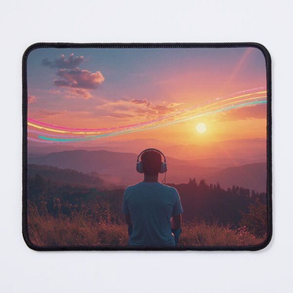 Item preview, Chilling at Sunset - Aesthetic Nature & Music Design designed and sold by t-shirtbywire.