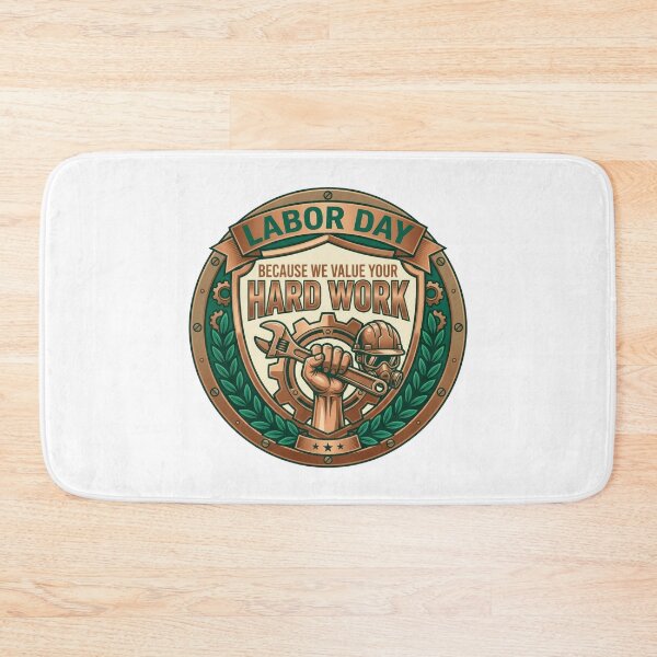 Item preview, Labor Day Mechanic Shirt - Hard Work Tool Badge Tee designed and sold by relso.