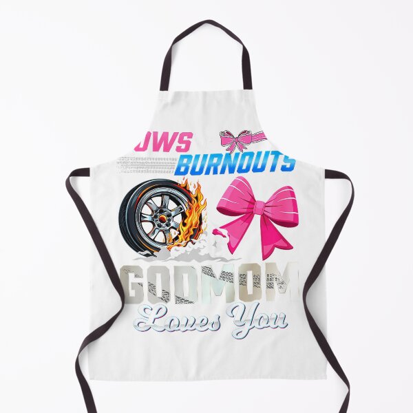 Item preview, 'Bows Or Burnouts' Gender Reveal Party Godmom Announcement T-Shirt designed and sold by E-Capoeira shop.