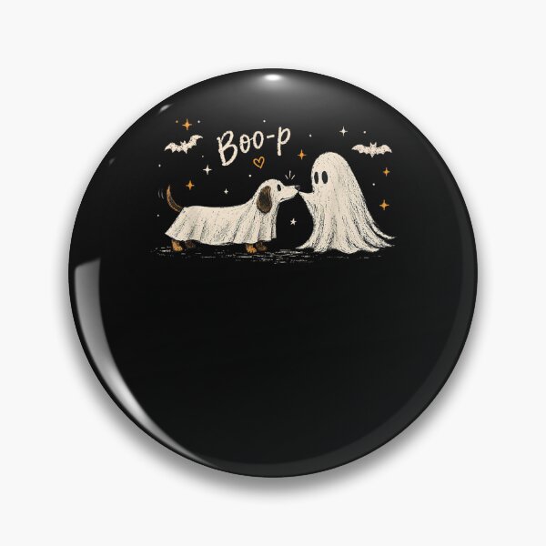 Item preview, Retro Boo Boo-p Dog Ghost Funny Halloween Dog Lovers Dog designed and sold by ArtByimamS.