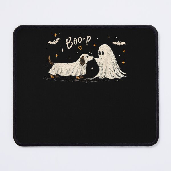 Item preview, Retro Boo Boo-p Dog Ghost Funny Halloween Dog Lovers Dog designed and sold by ArtByimamS.