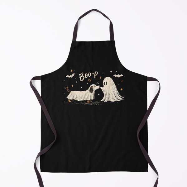 Item preview, Retro Boo Boo-p Dog Ghost Funny Halloween Dog Lovers Dog designed and sold by ArtByimamS.