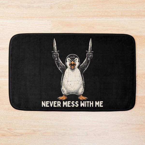 Item preview, Angry Penguin Vintage Distressed Warrior Shirt for Sarcastic Animal Lovers designed and sold by Teetreasure2.