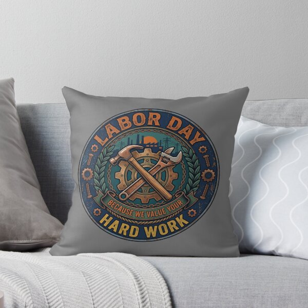 Item preview, Hard Work Pays Off Shirt - Labor Day Motivational Badge Tee designed and sold by relso.
