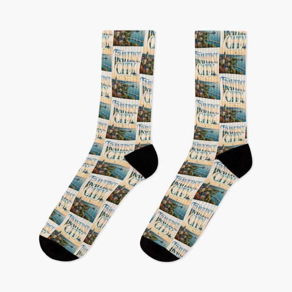 Item preview, Traverse City Michigan Grand Traverse Bay and Lighthouse Waterfront designed and sold by Places On Earth.