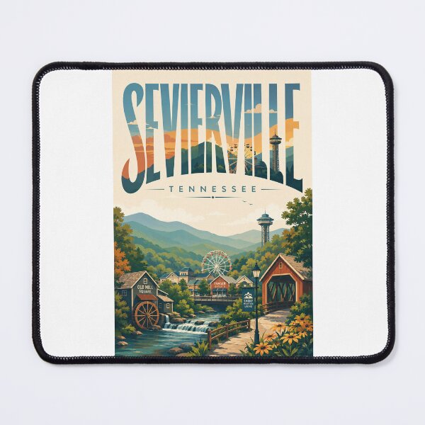 Item preview, Sevierville Tennessee Smoky Mountains and Scenic Parkway Landmarks designed and sold by Places On Earth.