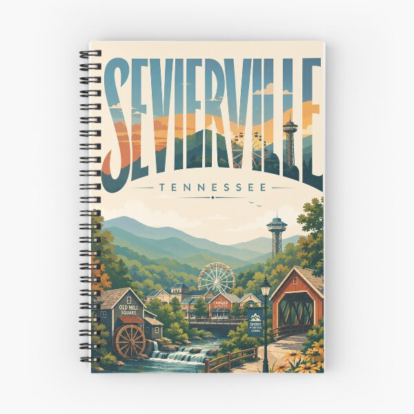 Item preview, Sevierville Tennessee Smoky Mountains and Scenic Parkway Landmarks designed and sold by Places On Earth.