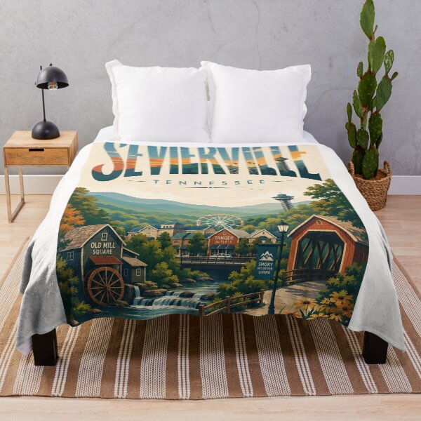 Item preview, Sevierville Tennessee Smoky Mountains and Scenic Parkway Landmarks designed and sold by Places On Earth.