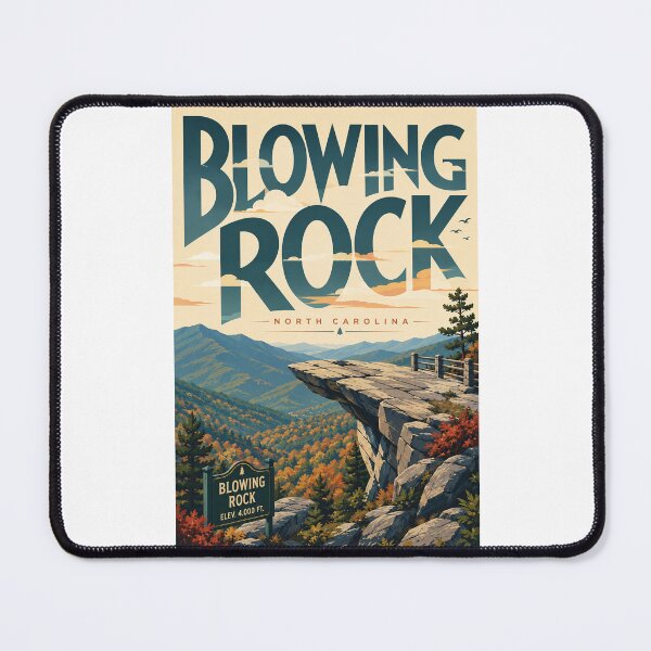 Item preview, Blowing Rock North Carolina Blue Ridge Mountain Overlook designed and sold by Places On Earth.