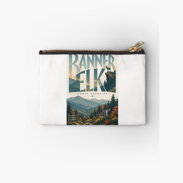 Item preview, Banner Elk North Carolina Blue Ridge Highlands and Autumn Mountains designed and sold by Places On Earth.