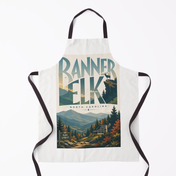 Item preview, Banner Elk North Carolina Blue Ridge Highlands and Autumn Mountains designed and sold by Places On Earth.