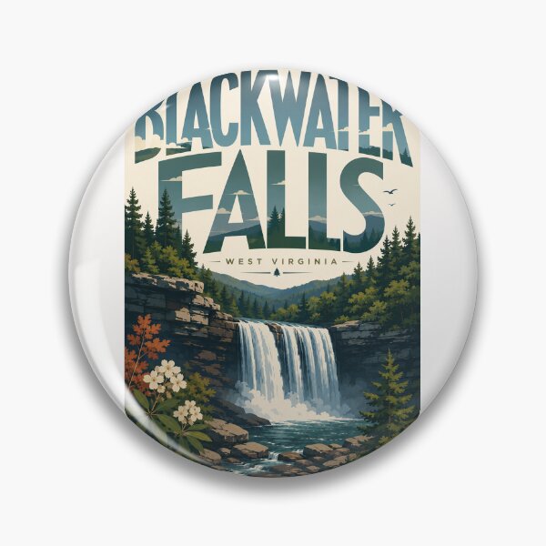 Item preview, Blackwater Falls West Virginia Allegheny Highlands Waterfall designed and sold by Places On Earth.