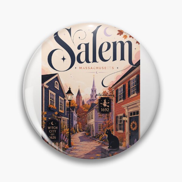 Item preview, Salem Massachusetts Historic Witch City in Autumn designed and sold by Places On Earth.