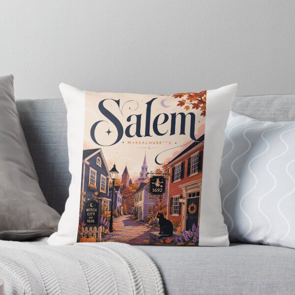 Item preview, Salem Massachusetts Historic Witch City in Autumn designed and sold by Places On Earth.