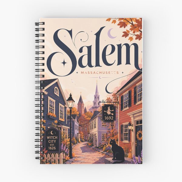 Item preview, Salem Massachusetts Historic Witch City in Autumn designed and sold by Places On Earth.