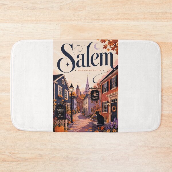 Item preview, Salem Massachusetts Historic Witch City in Autumn designed and sold by Places On Earth.