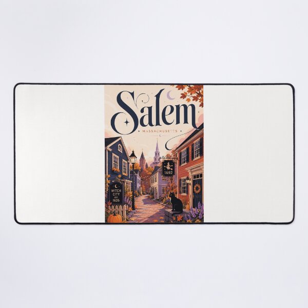 Item preview, Salem Massachusetts Historic Witch City in Autumn designed and sold by Places On Earth.