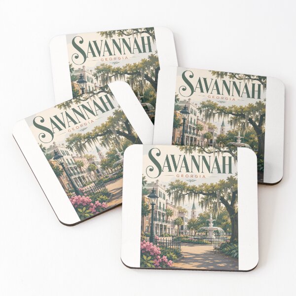 Item preview, Savannah Georgia Forsyth Park Fountain and Historic District designed and sold by Places On Earth.