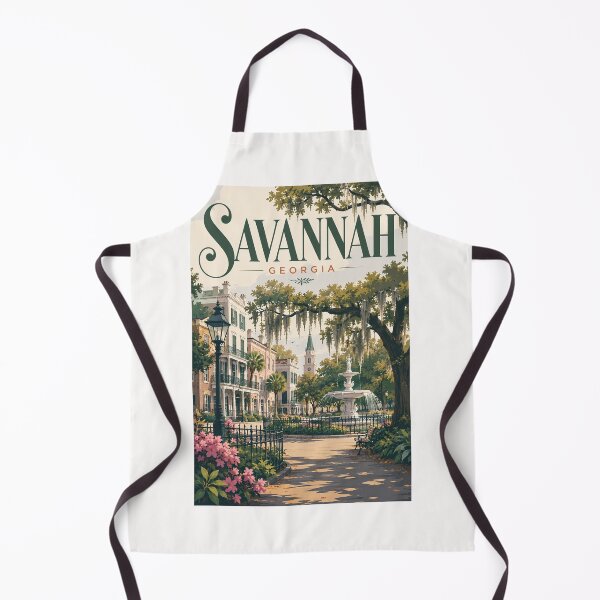 Item preview, Savannah Georgia Forsyth Park Fountain and Historic District designed and sold by Places On Earth.
