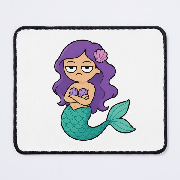 Item preview, Grumpy Mermaid With Resting Bitch Face designed and sold by Bitchy Little Things.