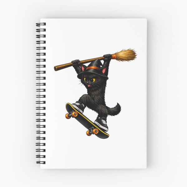 Item preview, Skater WIzard Cat designed and sold by Minibee-Inc.